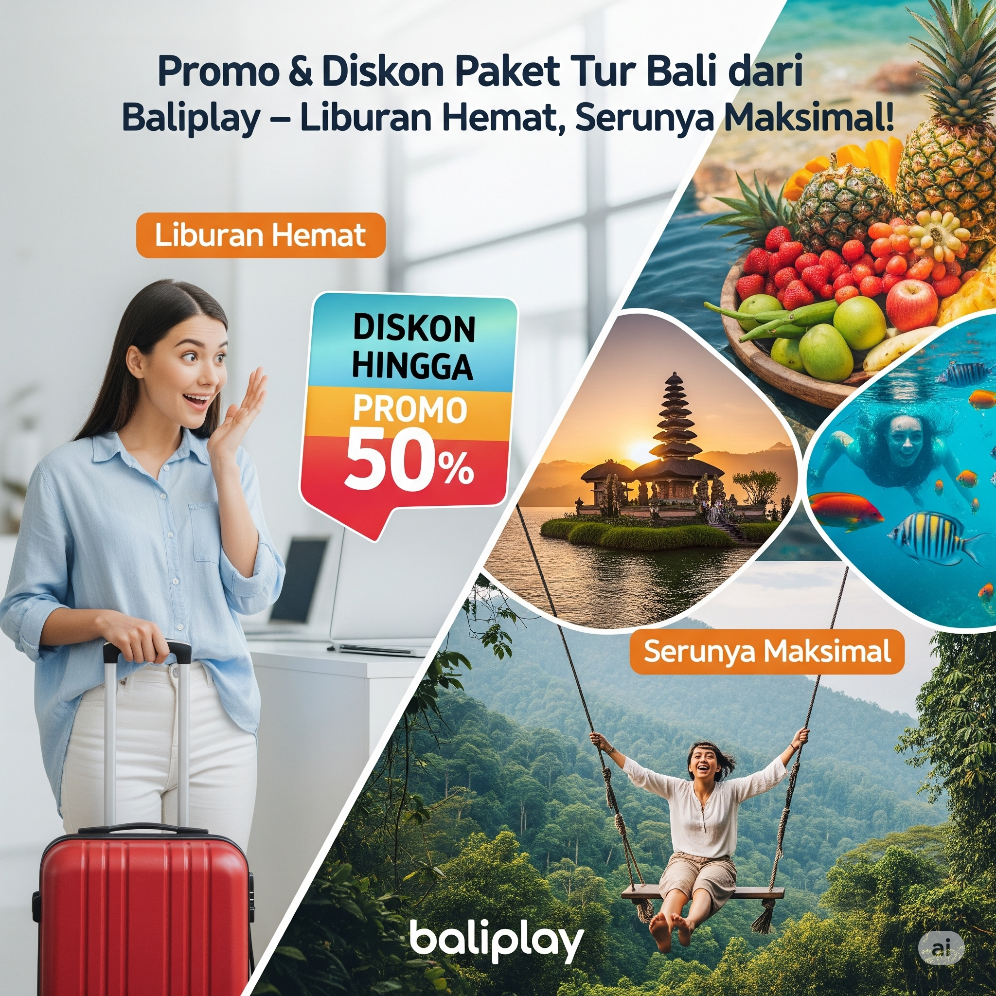 Promo & Diskon Paket Tur Bali dari Baliplay – Liburan Hemat, Serunya Maksimal!